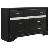Tampa Furniture Outlet - Coaster - Miranda 9-drawer Dresser Black - 206363