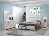 Tampa Furniture Outlet - Coaster - Brantford 4-piece Queen Bedroom Set Coastal White - 207050Q-S4