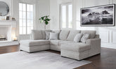 Tampa Furniture Outlet Lutz - Ashley Furniture - Gabyleigh Sectional - RAF 2-Piece Sectional with Chaise / Nickel - 20904S2