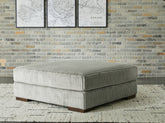 Tampa Furniture Outlet Lutz - Ashley Furniture - Lindyn Living Room - Oversized Accent Ottoman / Fog - 2110508