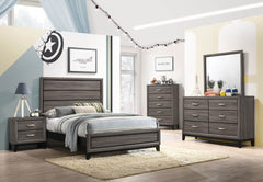 Tampa Furniture Outlet - Coaster - Watson Five-piece Full Bedroom Set Grey Oak - 212421F-S5