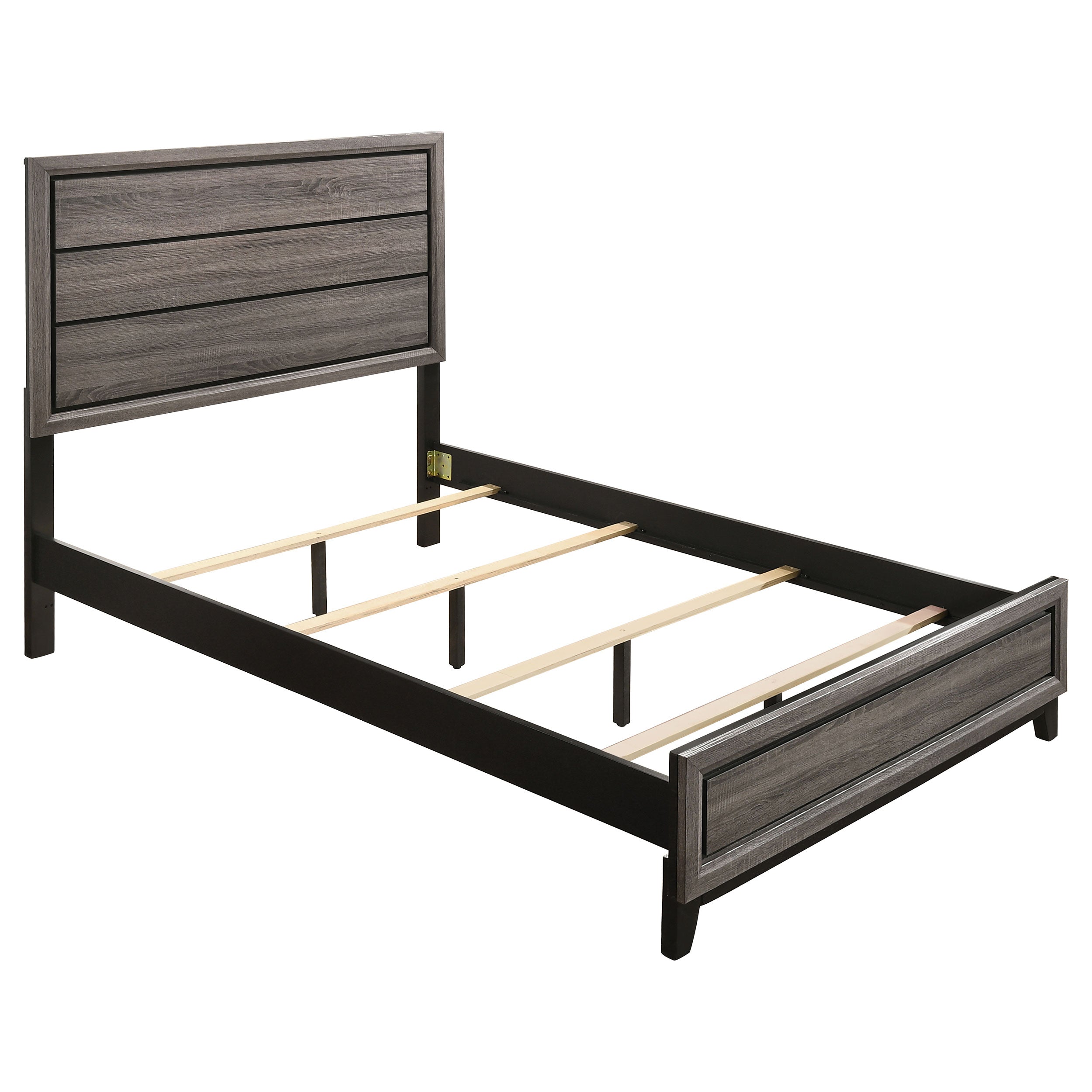 Tampa Furniture Outlet - Coaster - Watson Wood Full Panel Bed Grey Oak - 212421F
