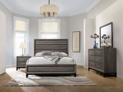 Tampa Furniture Outlet - Coaster - Watson Four-piece California King Bedroom Set Grey Oak - 212421KW-S4