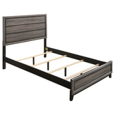 Tampa Furniture Outlet - Coaster - Watson Wood Queen Panel Bed Grey Oak - 212421Q