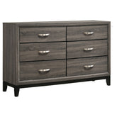 Tampa Furniture Outlet - Coaster - Watson 6-drawer Dresser Grey Oak - 212423