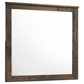 Tampa Furniture Outlet - Coaster - Woodmont Dresser Mirror Rustic Golden Brown - 222634