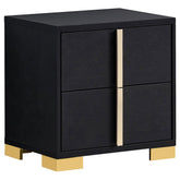 Tampa Furniture Outlet - Coaster - Marceline 2-drawer Nightstand Black - 222832