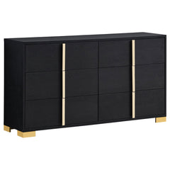 Tampa Furniture Outlet - Coaster - Marceline 6-drawer Dresser Black - 222833