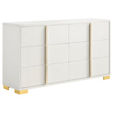 Tampa Furniture Outlet - Coaster - Marceline 6-drawer Dresser White - 222933