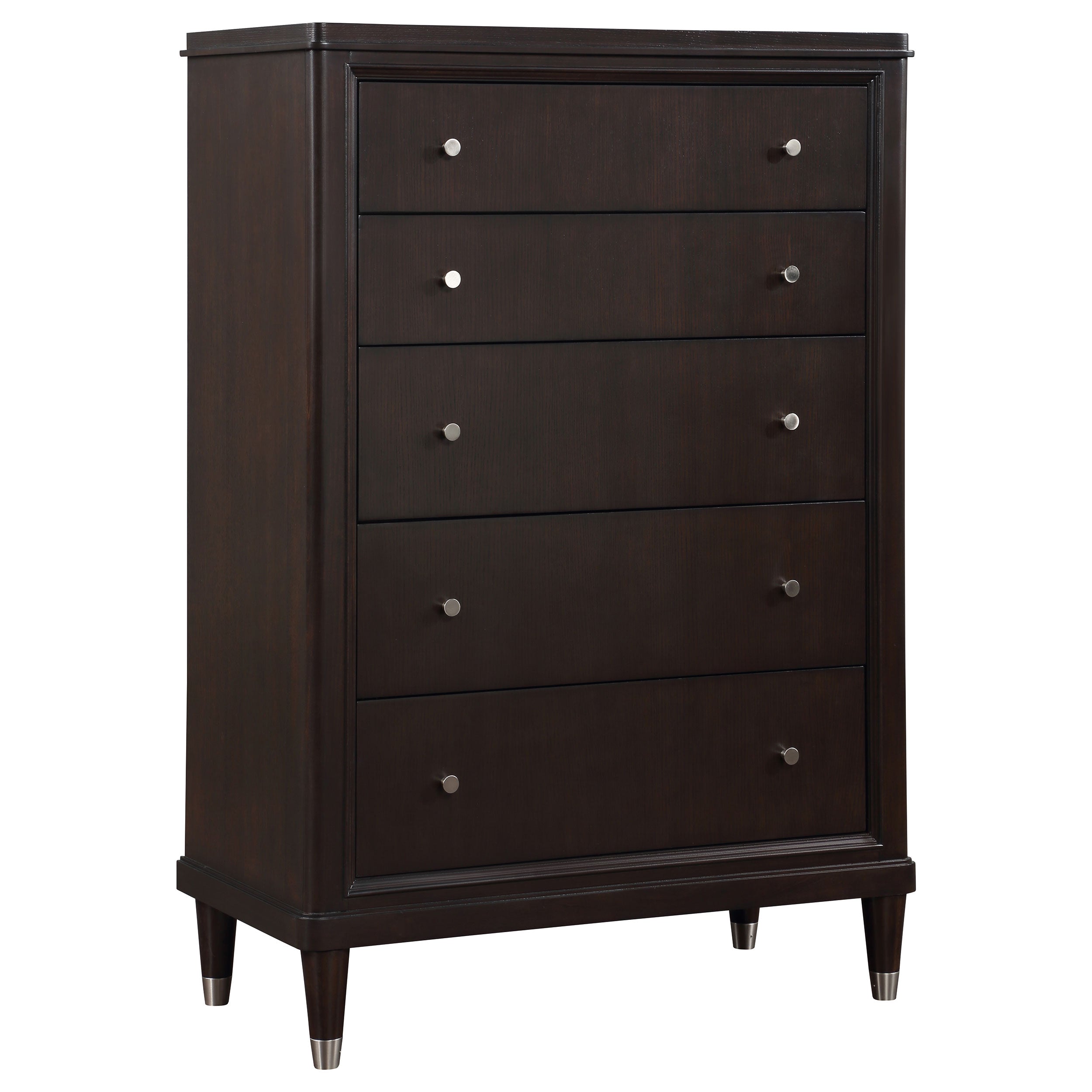 Tampa Furniture Outlet - Coaster - Emberlyn 5-drawer Bedroom Chest Brown - 223065