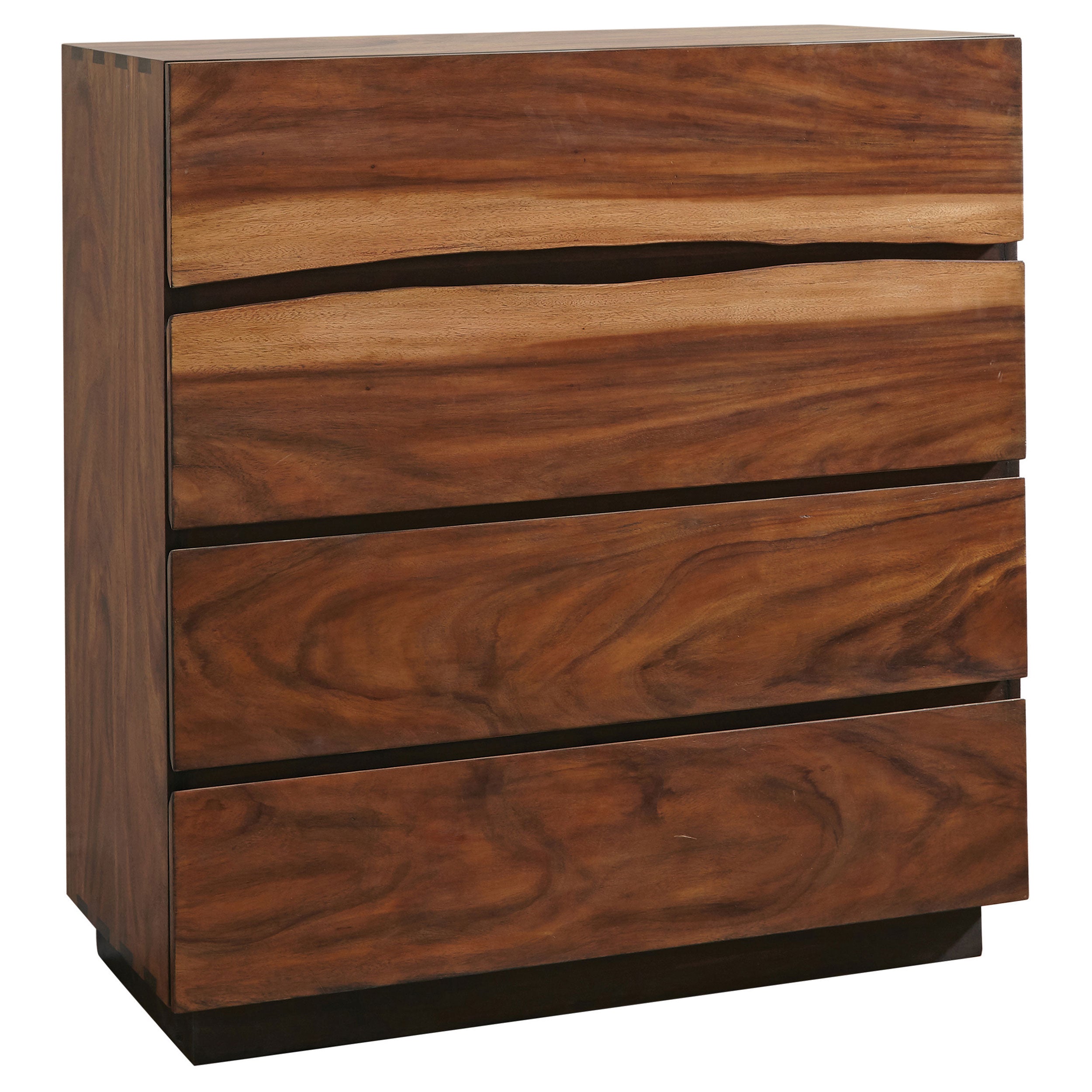 Tampa Furniture Outlet - Coaster - Winslow 4-drawer Bedroom Chest Smokey Walnut - 223255