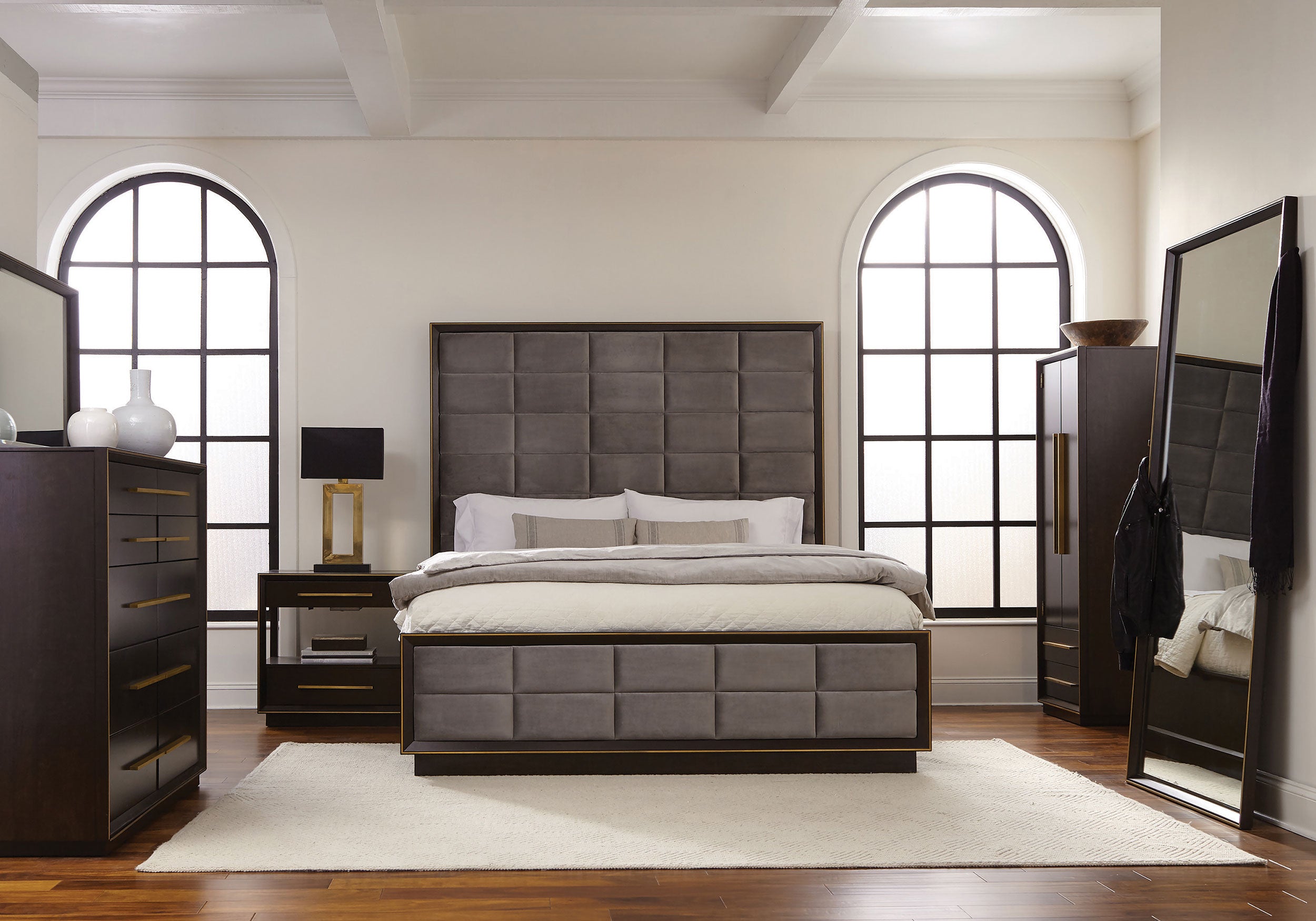 Tampa Furniture Outlet - Coaster - Durango 4-piece California King Bedroom Set Peppercorn - 223261KW-S4