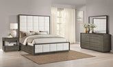 Tampa Furniture Outlet - Coaster - Durango 4-piece Eastern King Bedroom Set Taupe Oak - 223271KE-S4