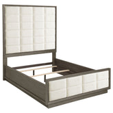 Tampa Furniture Outlet - Coaster - Durango 80-inch Queen Panel Bed Taupe Oak - 223271Q
