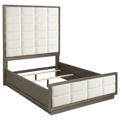 Tampa Furniture Outlet - Coaster - Durango 80-inch Queen Panel Bed Taupe Oak - 223271Q
