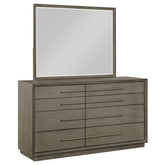 Tampa Furniture Outlet - Coaster - Durango 8-drawer Dresser and Mirror Taupe Oak - 223273M