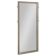 Tampa Furniture Outlet - Coaster - Durango 80-inch Standing Floor Mirror Washed Oak - 223280