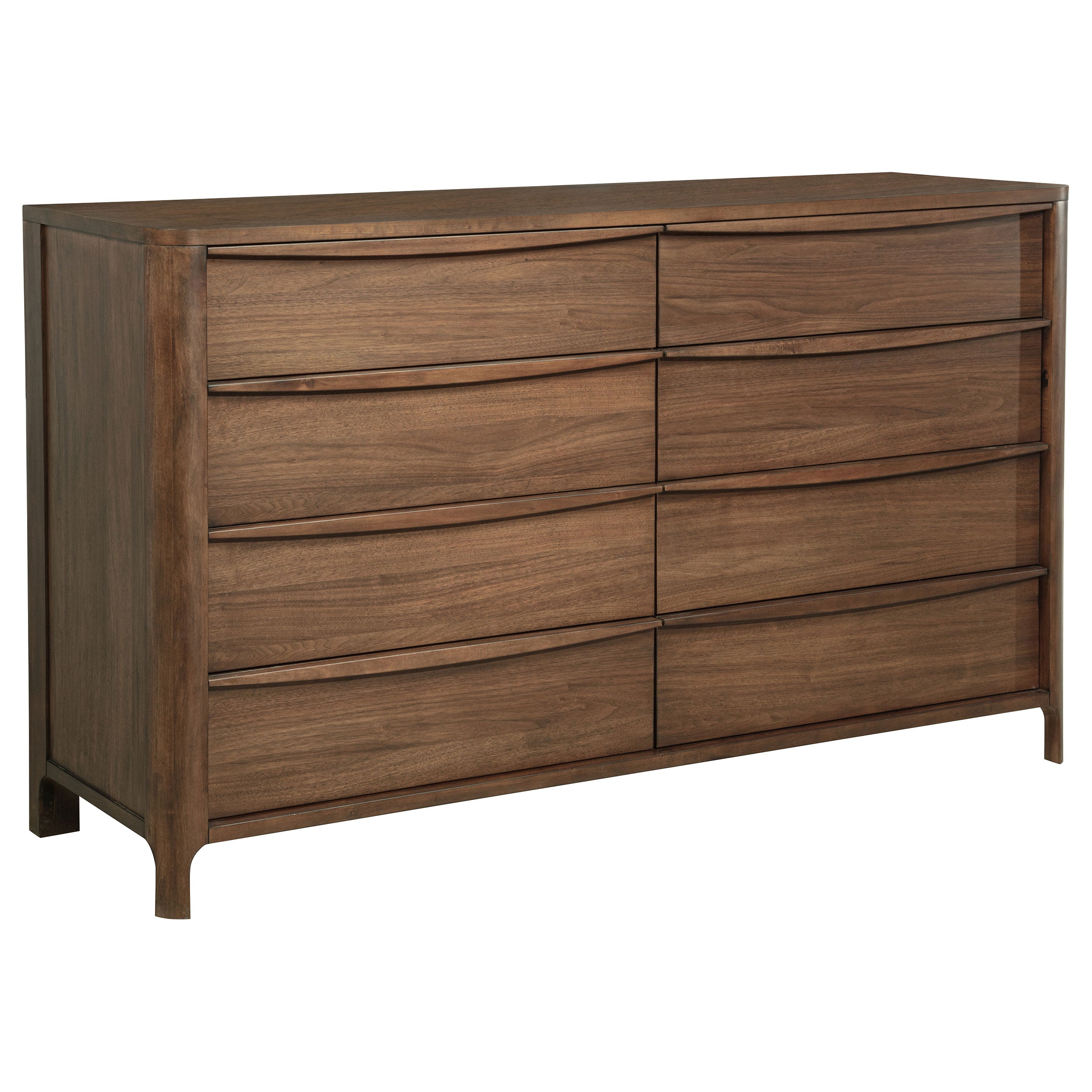 Tampa Furniture Outlet - Coaster - Maderia 8-drawer Dresser Cabinet Walnut - 223323