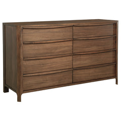 Tampa Furniture Outlet - Coaster - Maderia 8-drawer Dresser Cabinet Walnut - 223323