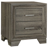 Tampa Furniture Outlet - Coaster - Wright 2-drawer Nightstand Bedside Table Brown Oak - 223342
