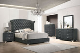 Tampa Furniture Outlet - Coaster - Melody 5-piece Eastern King Bedroom Set Grey - 223381KE-S5