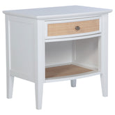 Tampa Furniture Outlet - Coaster - Bexhill 1-drawer Nightstand Bedside Table White - 223472