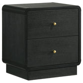 Tampa Furniture Outlet - Coaster - Cavelle 2-drawer Nightstand Bedside Table Black - 223662