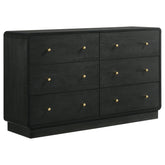 Tampa Furniture Outlet - Coaster - Cavelle 6-drawer Dresser Cabinet Black - 223663