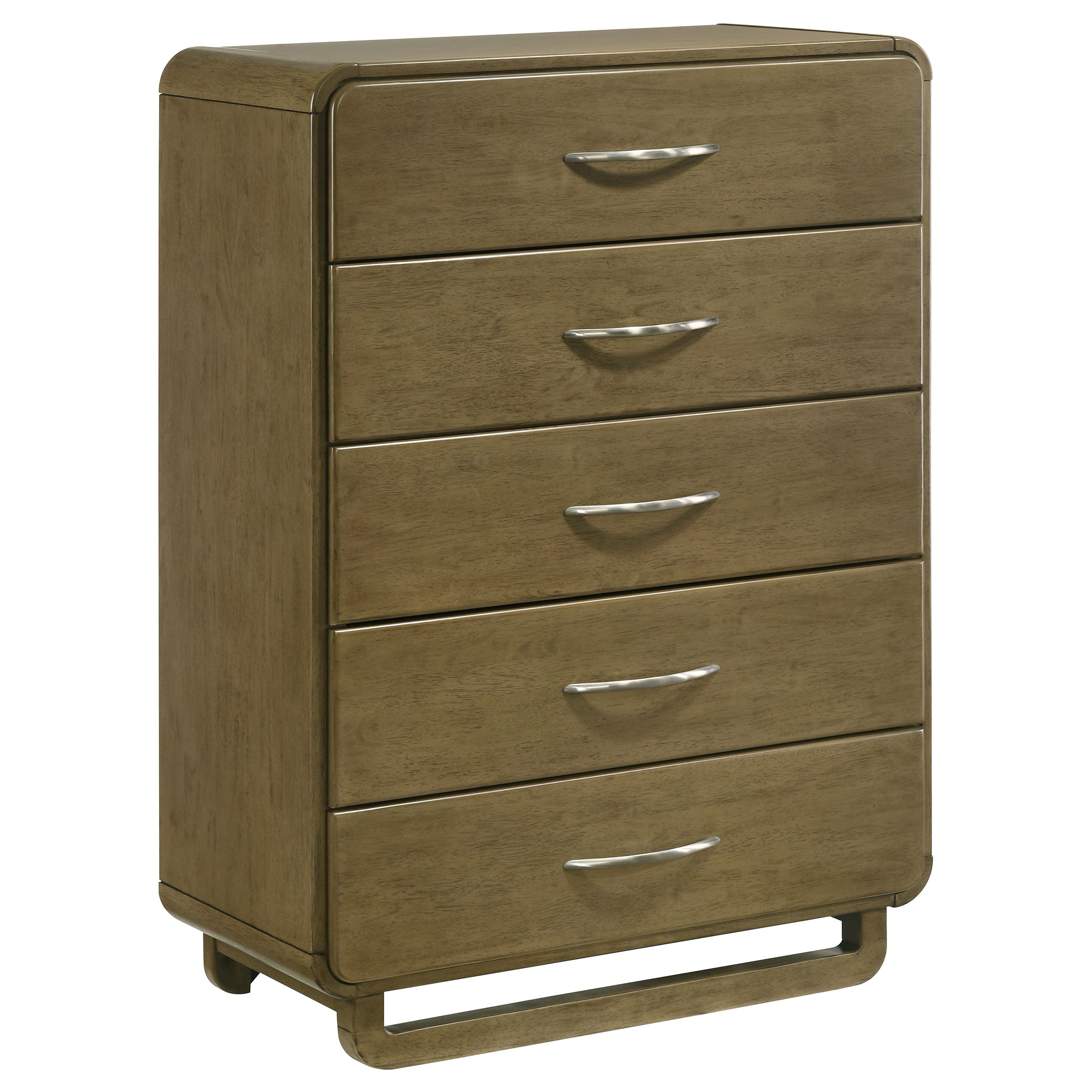 Tampa Furniture Outlet - Coaster - Amsbury 5-drawer Chest of Drawers Nutmeg - 224275