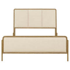 Arini 56-inch Eastern King Panel Bed Cream and Sand Wash
