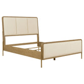 Tampa Furniture Outlet - Coaster - Arini 56-inch Queen Panel Bed Cream and Sand Wash - 224301QCRM