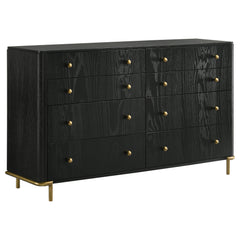 Tampa Furniture Outlet - Coaster - Arini 8-drawer Dresser Black - 224333
