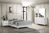 Tampa Furniture Outlet - Coaster - Kendall 4-piece Eastern King Bedroom Set White - 224401KE-S4