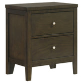 Tampa Furniture Outlet - Coaster - Wilkes 2-drawer Nightstand Bedside Table Dark Cocoa - 224422