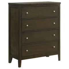 Tampa Furniture Outlet - Coaster - Wilkes 4-drawer Chest of Drawers Dark Cocoa - 224425