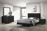 Tampa Furniture Outlet - Coaster - Kendall 4-piece Queen Bedroom Set Black - 224451Q-S4