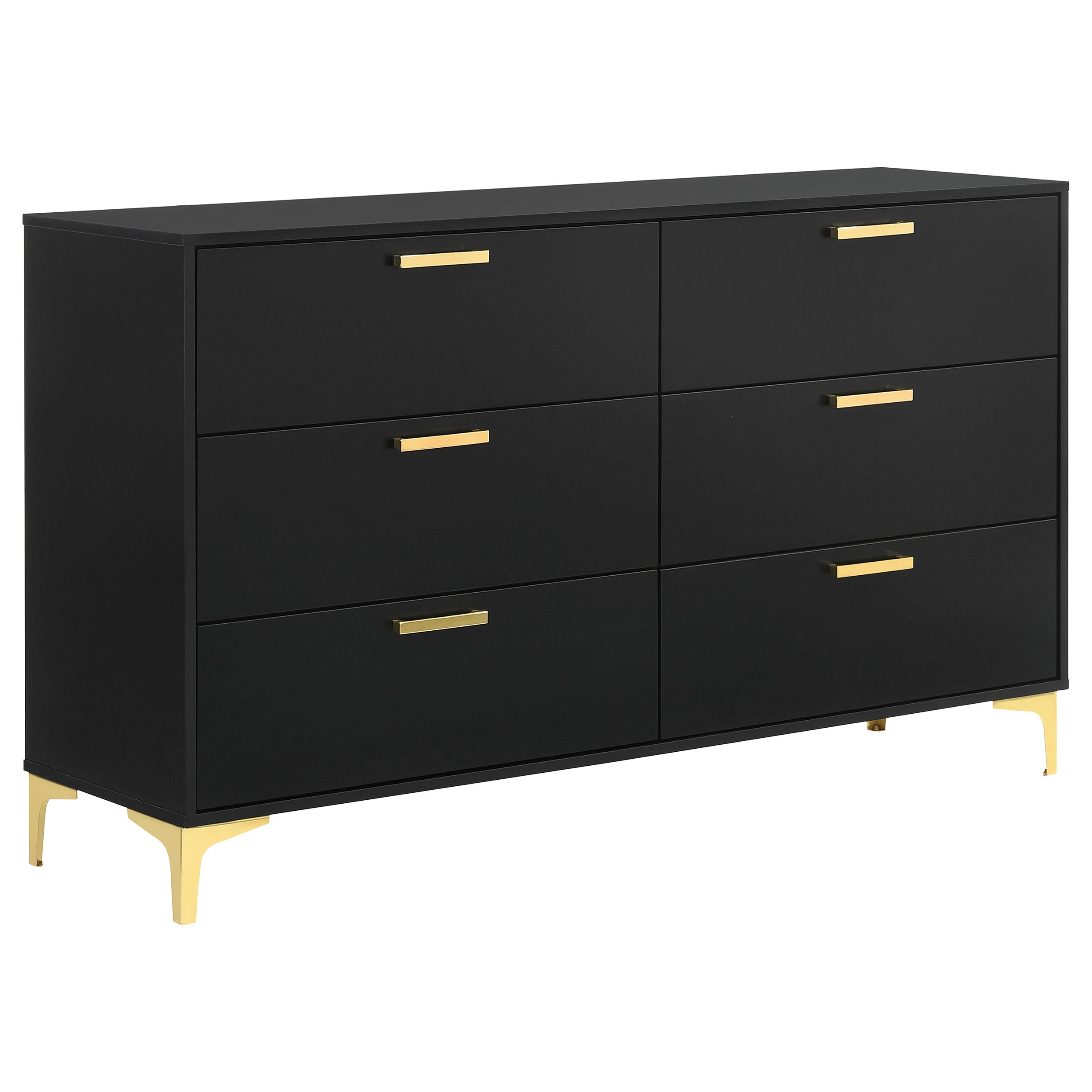 Tampa Furniture Outlet - Coaster - Kendall 6-drawer Dresser Black - 224453