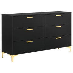Tampa Furniture Outlet - Coaster - Kendall 6-drawer Dresser Black - 224453