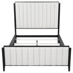 Brookmead 60-inch Upholstered Queen Bed Black