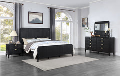 Tampa Furniture Outlet - Coaster - Brookmead 4-piece Queen Bedroom Set Black - 224711Q-S4