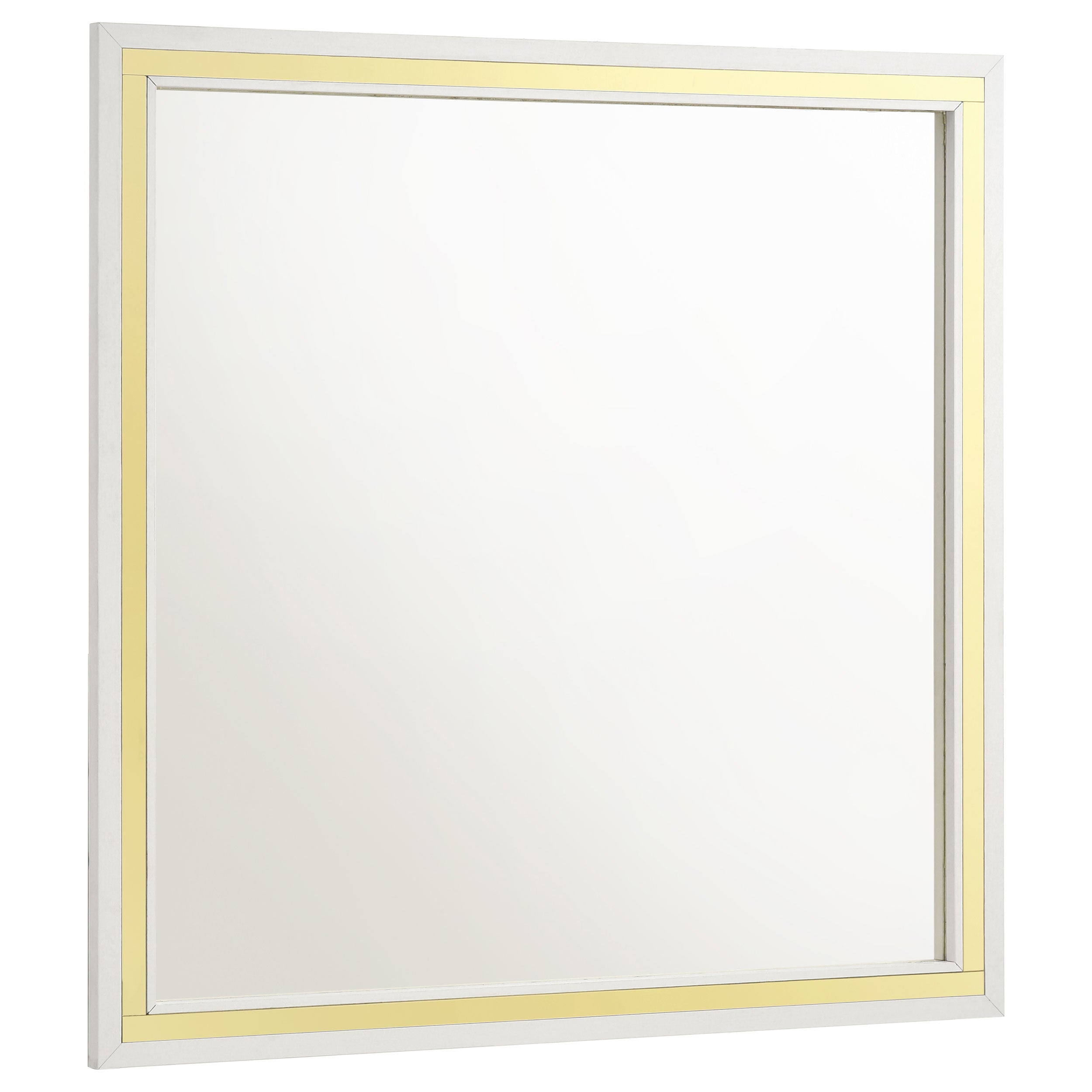 Tampa Furniture Outlet - Coaster - Lucia Dresser Mirror White - 224734