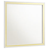 Tampa Furniture Outlet - Coaster - Lucia Dresser Mirror White - 224734