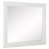 Tampa Furniture Outlet - Coaster - Marielle Dresser Mirror Distressed White - 224844