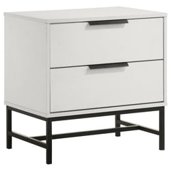 Tampa Furniture Outlet - Coaster - Sonora 2-drawer Nightstand Bedside Table White - 224862
