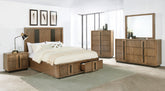 Tampa Furniture Outlet - Coaster - Terrace 5-piece California King Bedroom Set Ash Brown - 224900KW-S5