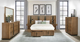 Tampa Furniture Outlet - Coaster - Terrace 6-piece California King Panel Bedroom Set Ash Brown - 224900KW-S6P