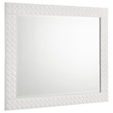 Tampa Furniture Outlet - Coaster - Ives Dresser Mirror White High Gloss - 224944