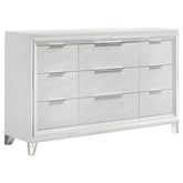 Tampa Furniture Outlet - Coaster - Marmore 9-drawer Dresser Cabinet White - 224963