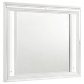 Tampa Furniture Outlet - Coaster - Marmore LED Dresser Mirror White - 224964