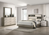 Tampa Furniture Outlet - Coaster - Fenwick 4-piece Queen Bedroom Set Grey Oak - 224981Q-S4